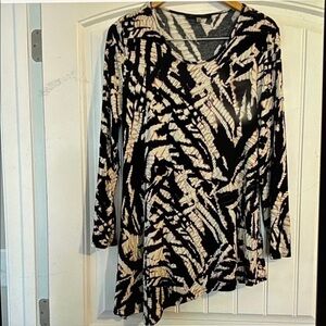 Rose & Olive Stretchy Tunic Top XL